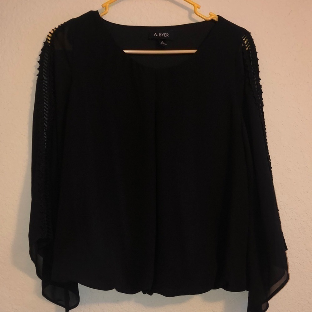 A. Byer Black Top size small